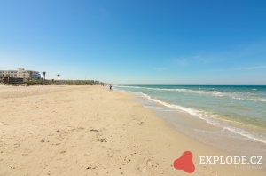 Pláž hotelu LTI Mahdia Beach